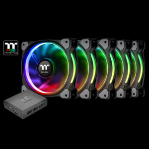 Riing Plus 14 LED RGB Radiator Fan TT Premium Edition (5 Fan Pack)
