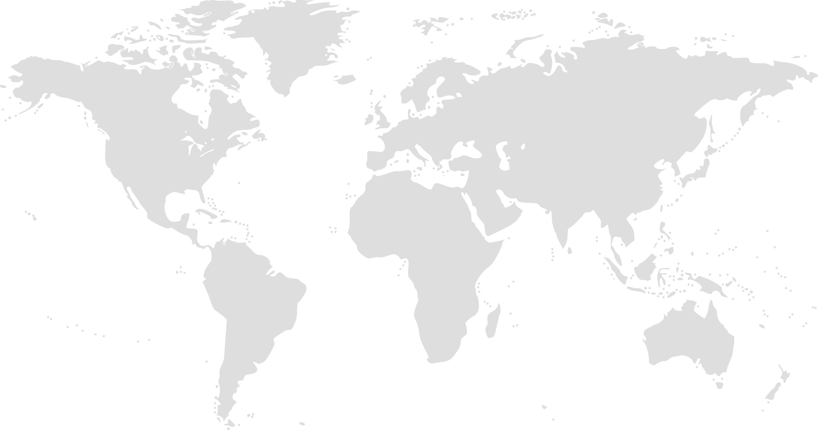 World map showing global Thermaltake distribution